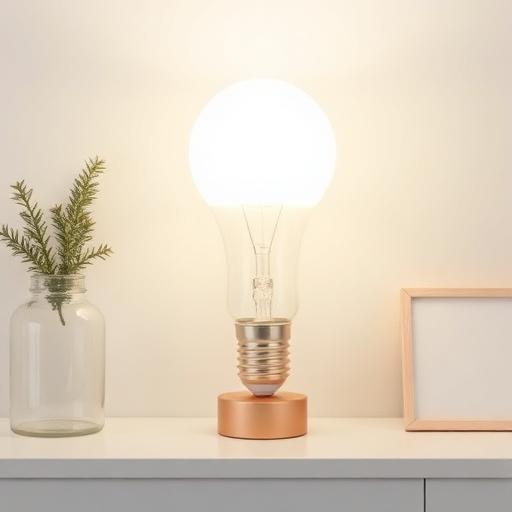 Luminária LED de Mesa Decorativa Touch